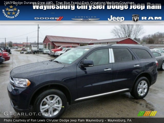 2013 Dodge Durango Crew AWD in True Blue Pearl