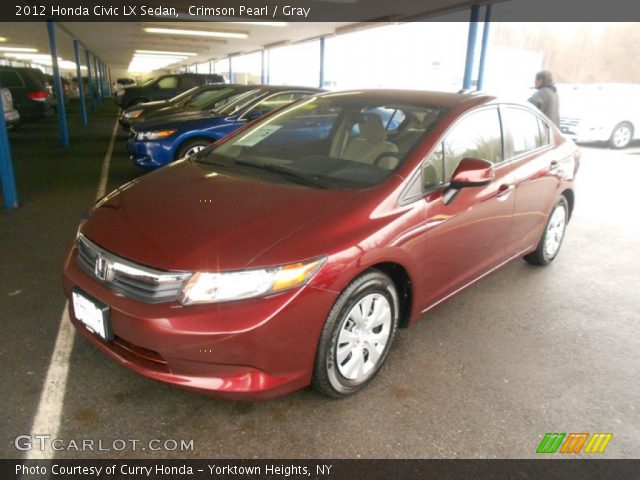 2012 Honda Civic LX Sedan in Crimson Pearl