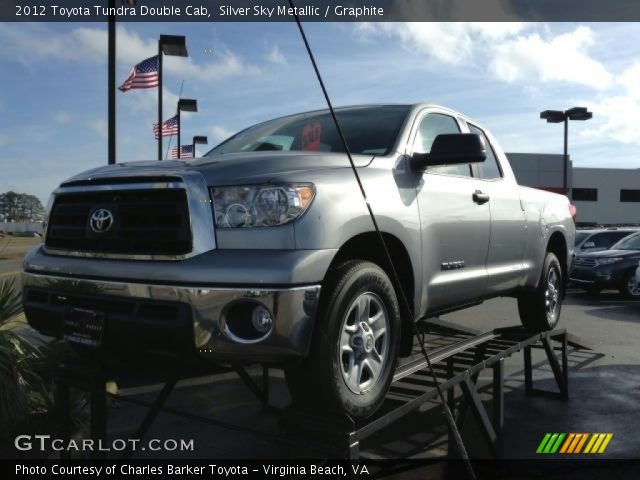 2012 Toyota Tundra Double Cab in Silver Sky Metallic