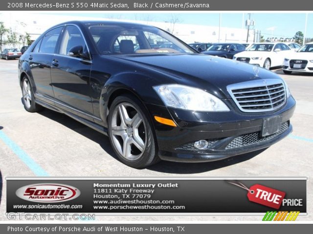 2008 Mercedes-Benz S 550 4Matic Sedan in Black
