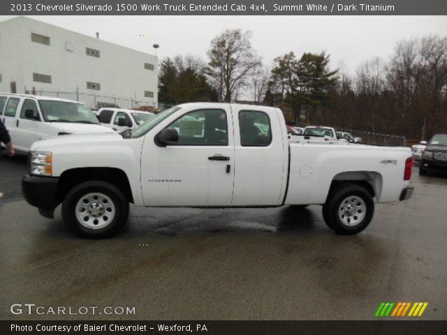 2013 Chevrolet Silverado 1500 Work Truck Extended Cab 4x4 in Summit White