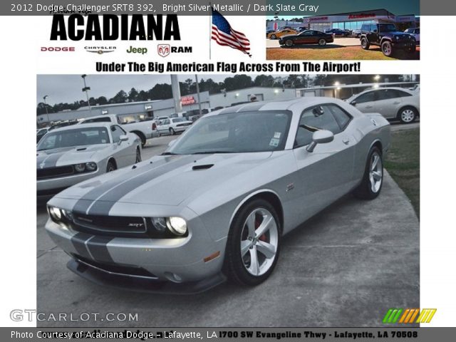 2012 Dodge Challenger SRT8 392 in Bright Silver Metallic