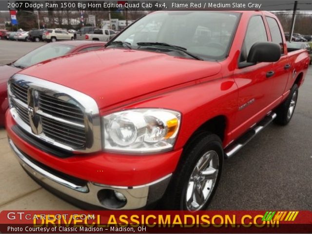 2007 Dodge Ram 1500 Big Horn Edition Quad Cab 4x4 in Flame Red