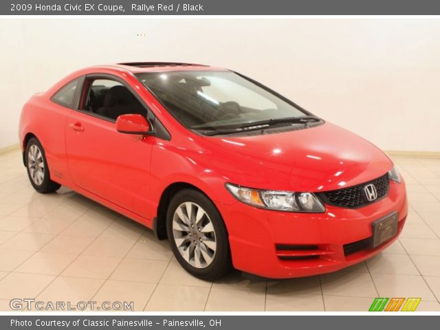 2009 Honda Civic EX Coupe in Rallye Red