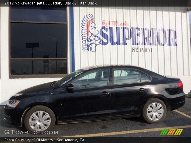 2012 Volkswagen Jetta SE Sedan in Black