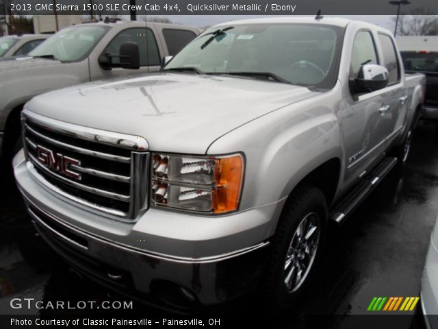 2013 GMC Sierra 1500 SLE Crew Cab 4x4 in Quicksilver Metallic