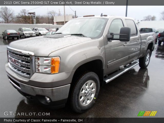 2013 GMC Sierra 2500HD SLT Crew Cab 4x4 in Steel Gray Metallic