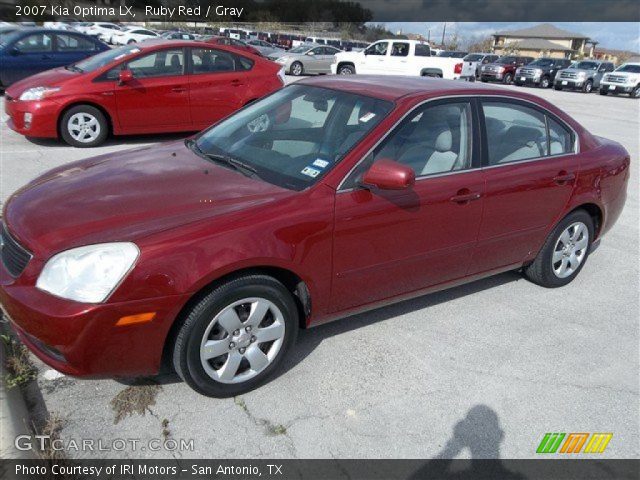 2007 Kia Optima LX in Ruby Red