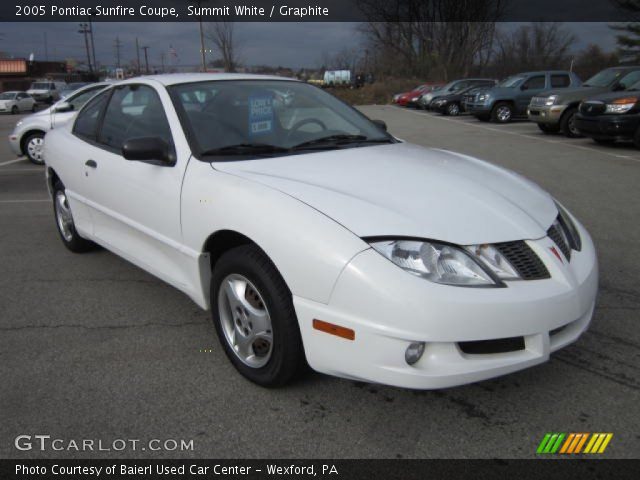 2005 Pontiac Sunfire Coupe in Summit White