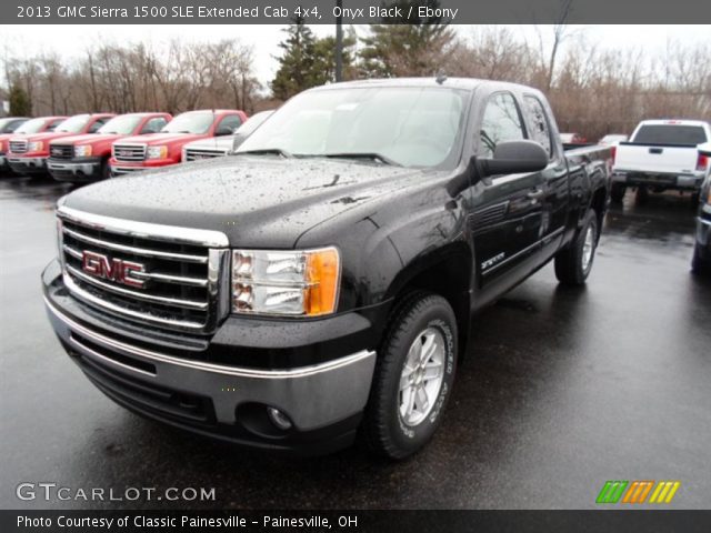 2013 GMC Sierra 1500 SLE Extended Cab 4x4 in Onyx Black