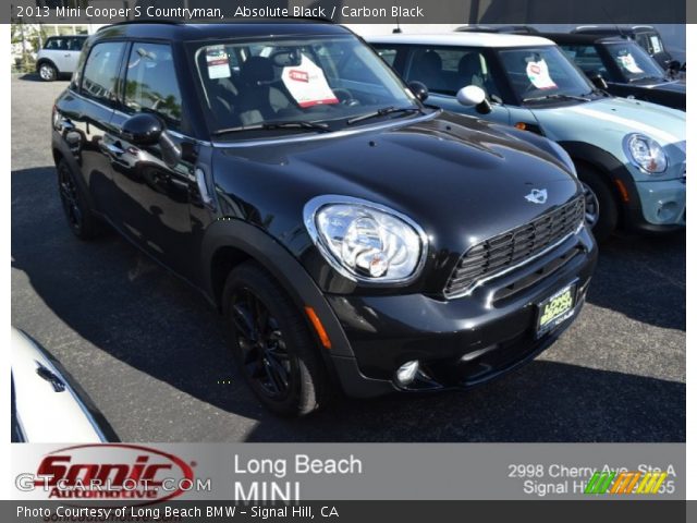2013 Mini Cooper S Countryman in Absolute Black