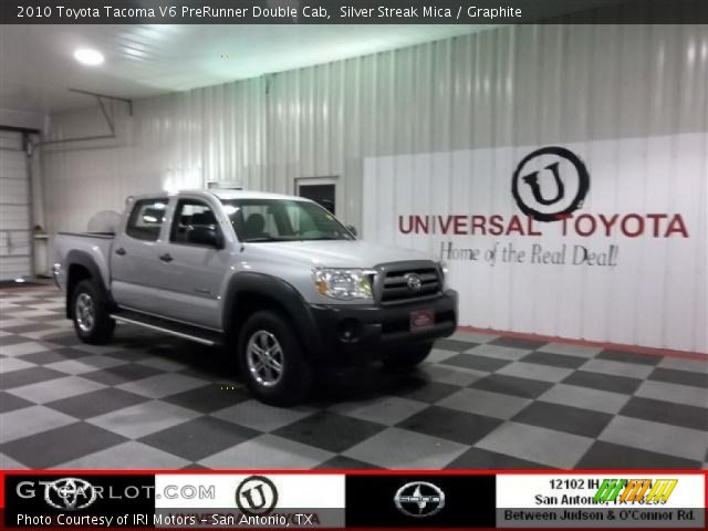 2010 Toyota Tacoma V6 PreRunner Double Cab in Silver Streak Mica