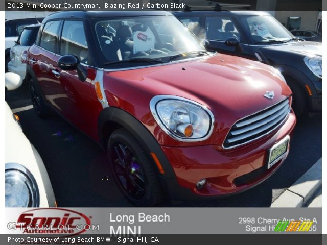 2013 Mini Cooper Countryman in Blazing Red