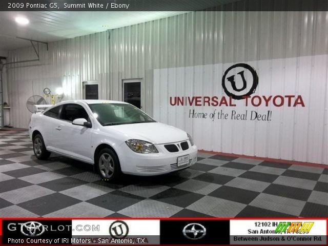 2009 Pontiac G5  in Summit White