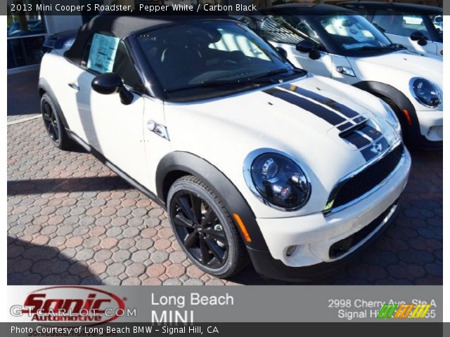 2013 Mini Cooper S Roadster in Pepper White