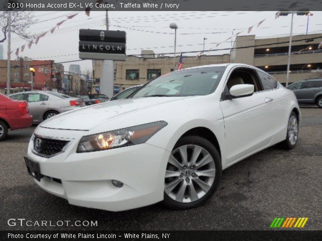 2010 Honda Accord EX-L V6 Coupe in Taffeta White