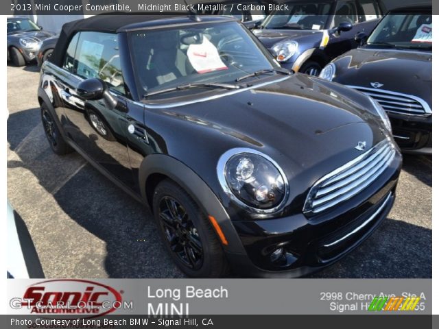 2013 Mini Cooper Convertible in Midnight Black Metallic