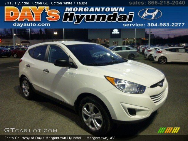 2013 Hyundai Tucson GL in Cotton White
