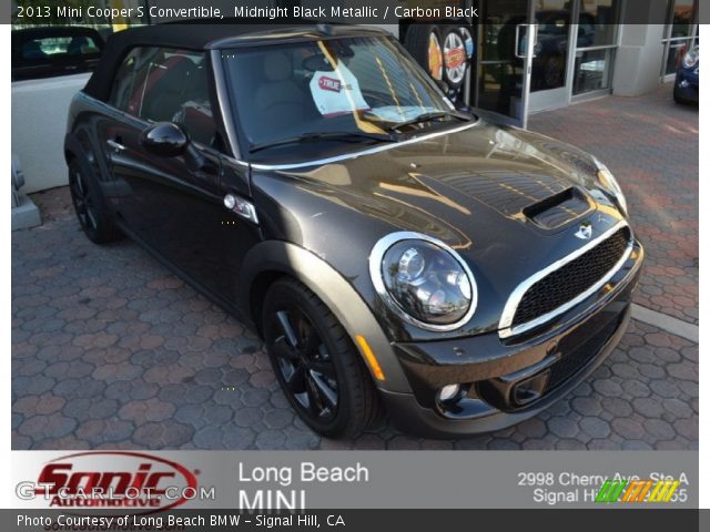 2013 Mini Cooper S Convertible in Midnight Black Metallic