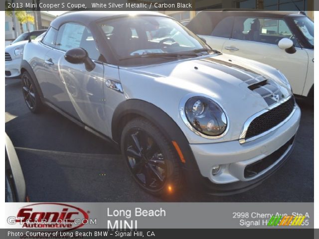 2013 Mini Cooper S Coupe in White Silver Metallic