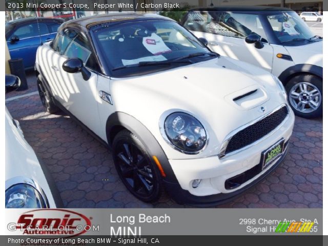 2013 Mini Cooper S Coupe in Pepper White