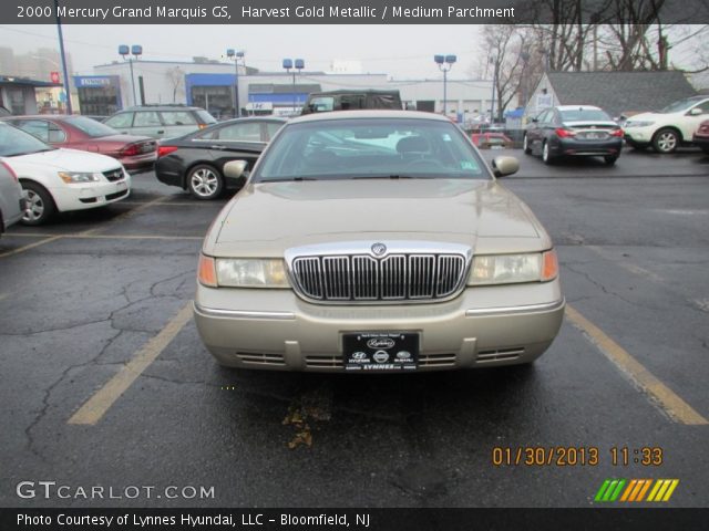 2000 Mercury Grand Marquis GS in Harvest Gold Metallic
