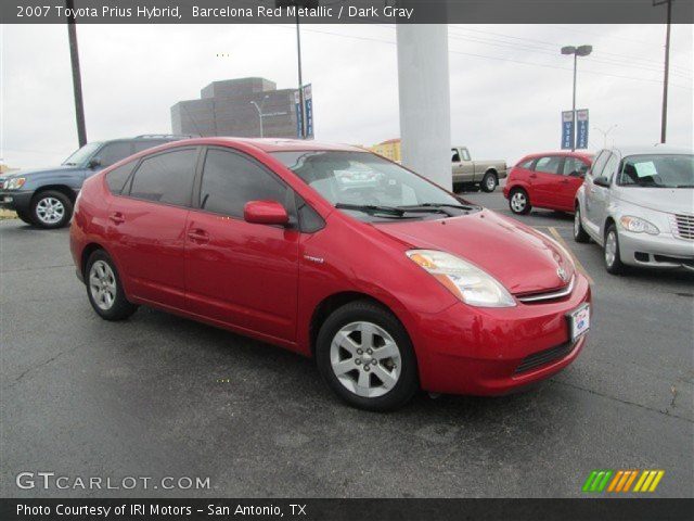 2007 Toyota Prius Hybrid in Barcelona Red Metallic