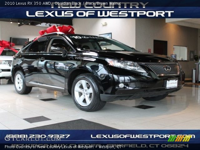 2010 Lexus RX 350 AWD in Obsidian Black