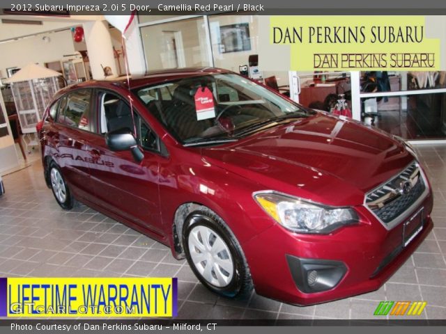 2012 Subaru Impreza 2.0i 5 Door in Camellia Red Pearl