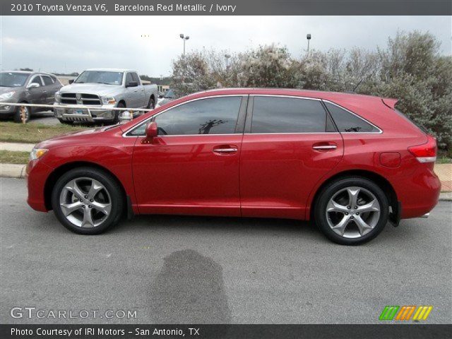 2010 Toyota Venza V6 in Barcelona Red Metallic