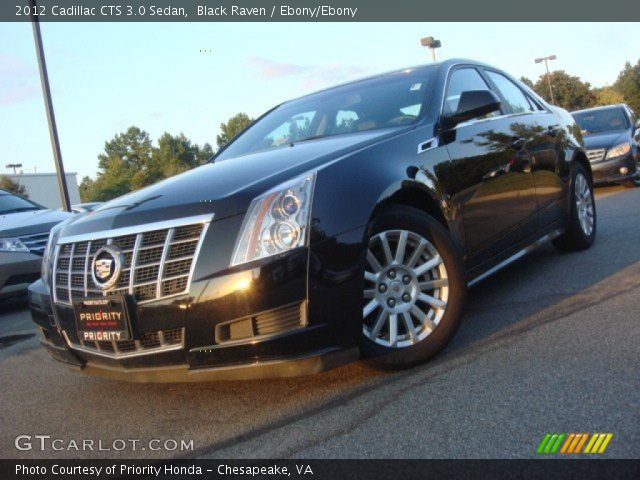 2012 Cadillac CTS 3.0 Sedan in Black Raven