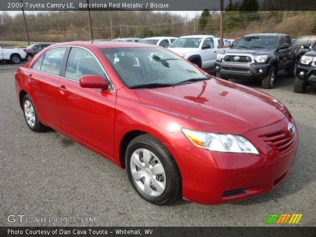 2009 Toyota Camry LE in Barcelona Red Metallic