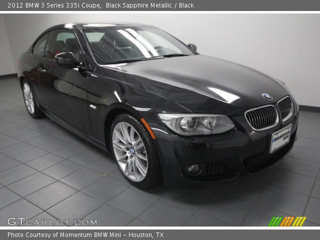 2012 BMW 3 Series 335i Coupe in Black Sapphire Metallic
