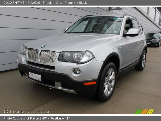 2010 BMW X3 xDrive30i in Titanium Silver Metallic