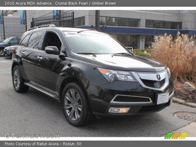2010 Acura MDX Advance in Crystal Black Pearl