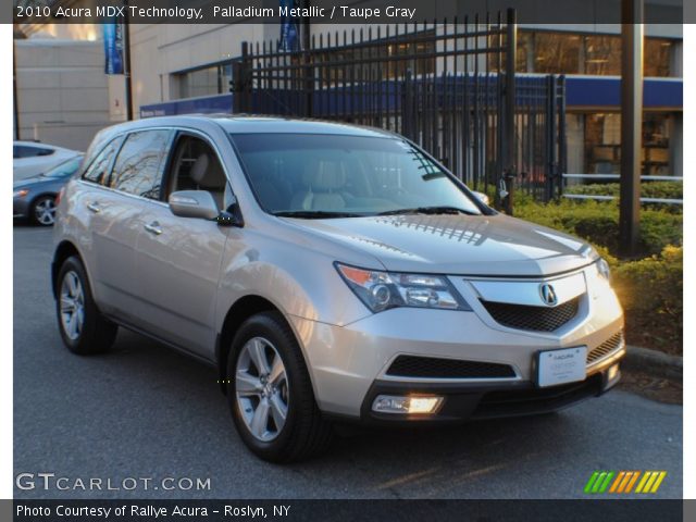 2010 Acura MDX Technology in Palladium Metallic