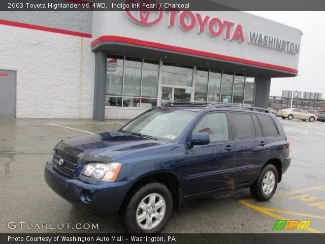 2003 Toyota Highlander V6 4WD in Indigo Ink Pearl
