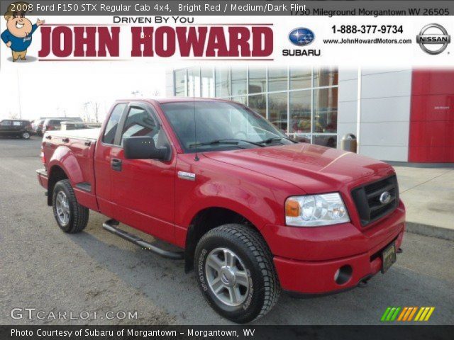 2008 Ford F150 STX Regular Cab 4x4 in Bright Red