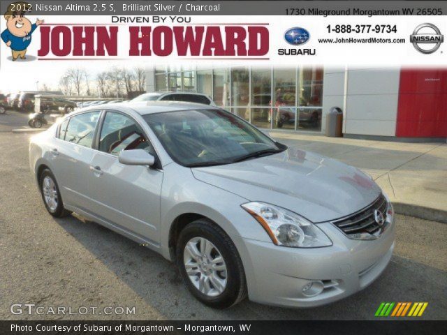 2012 Nissan Altima 2.5 S in Brilliant Silver