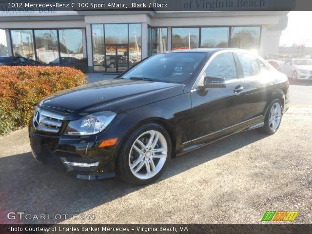2012 Mercedes-Benz C 300 Sport 4Matic in Black