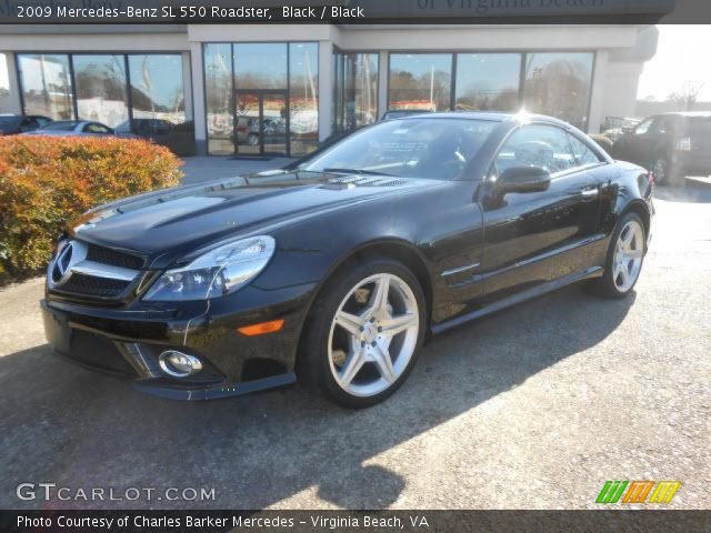 2009 Mercedes-Benz SL 550 Roadster in Black