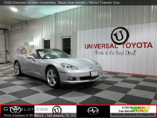 2009 Chevrolet Corvette Convertible in Blade Silver Metallic
