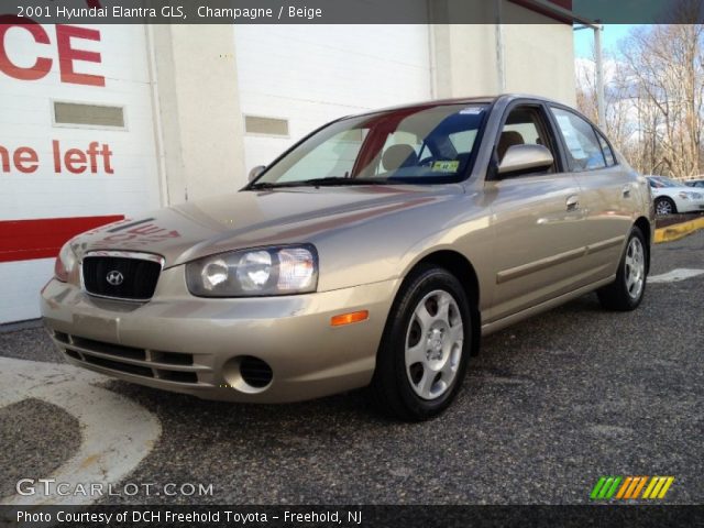 2001 Hyundai Elantra GLS in Champagne