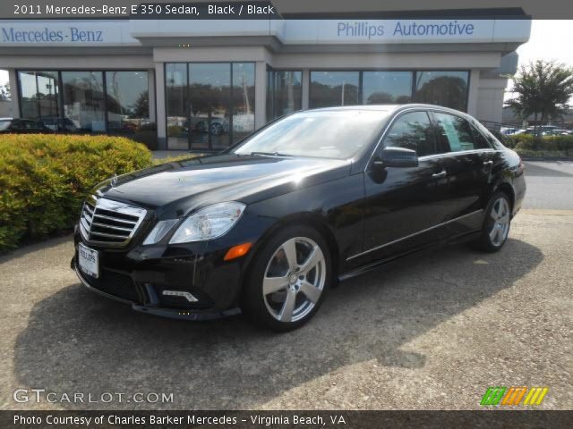 2011 Mercedes-Benz E 350 Sedan in Black
