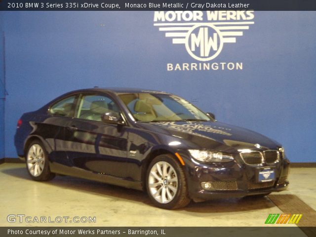 2010 BMW 3 Series 335i xDrive Coupe in Monaco Blue Metallic