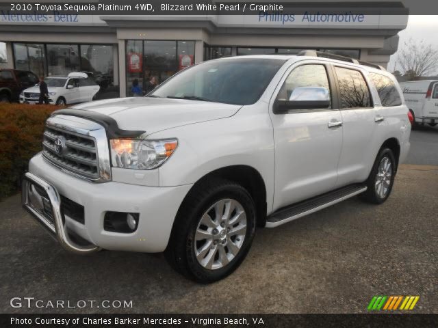 2010 Toyota Sequoia Platinum 4WD in Blizzard White Pearl