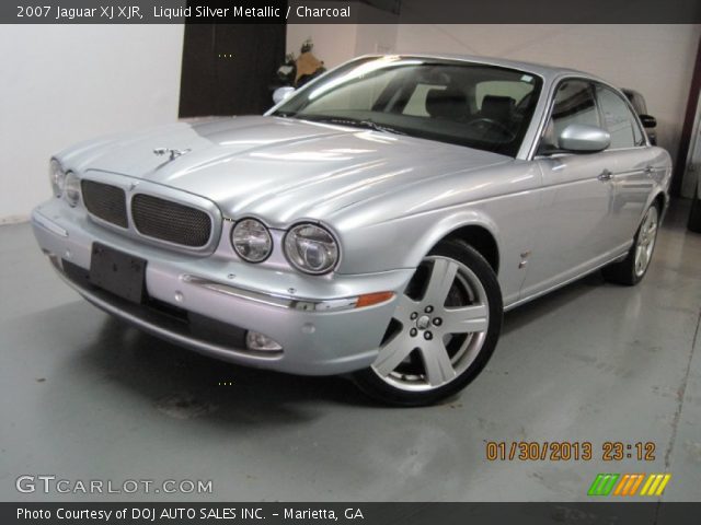 2007 Jaguar XJ XJR in Liquid Silver Metallic