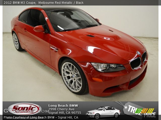 2012 BMW M3 Coupe in Melbourne Red Metallic