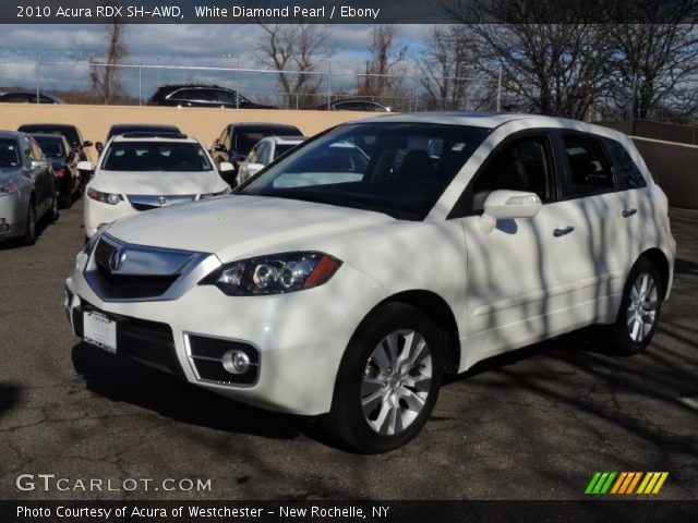 2010 Acura RDX SH-AWD in White Diamond Pearl