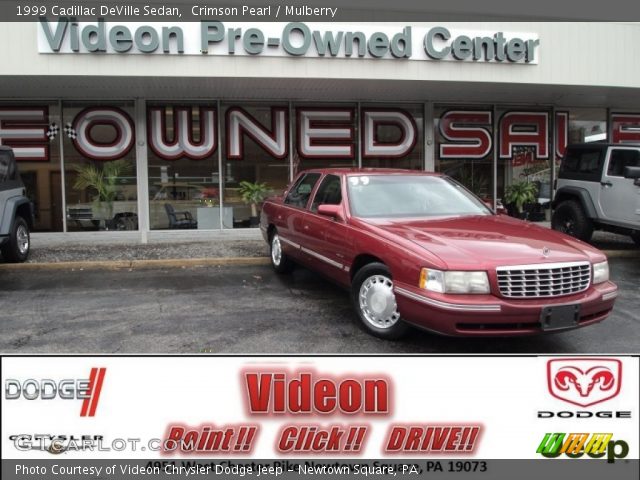 1999 Cadillac DeVille Sedan in Crimson Pearl